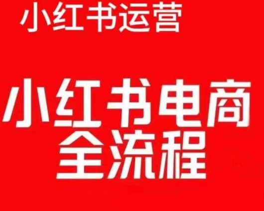 红薯电商实操课，小红书电商全流程-时课网