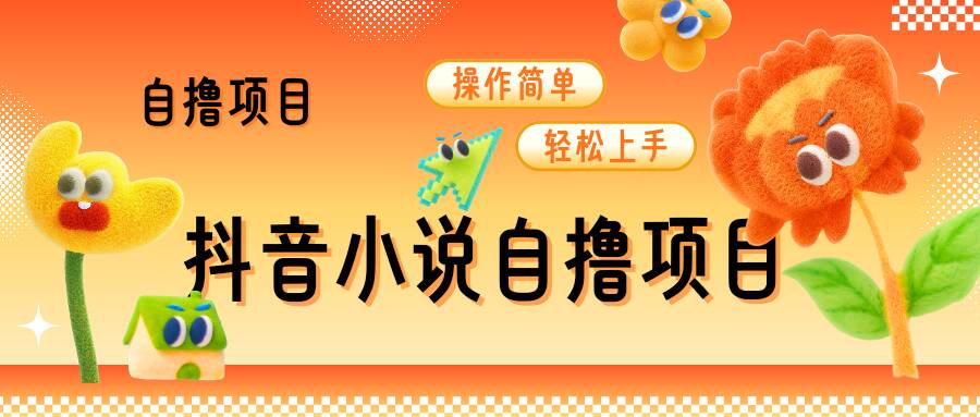 抖音小说自撸项目，操作简单轻松上手-时课网