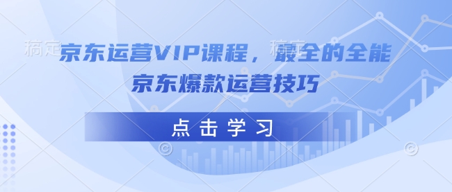 京东运营VIP课程，最全的全能京东爆款运营技巧-时课网