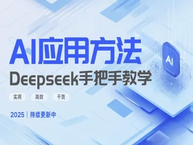 Deepseek实际应用技巧—手把手教学版，实用高效干货-时课网